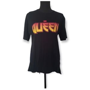 Zara black T-shirt with back slit